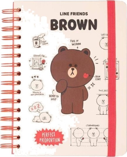 Line Friends Notatblokk A5