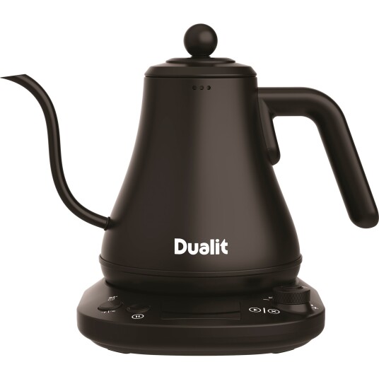 Dualit Pour Over Vannkoker 0,8L med Presis Bryggetemperatur - Svart