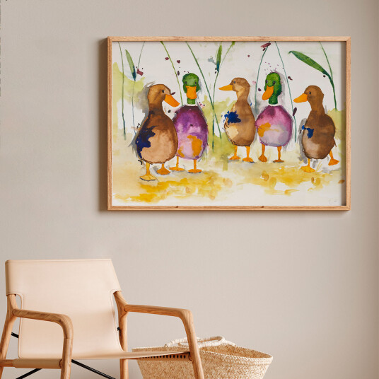 Sladder ved andedammen no. 1 av Et Lille Atelier