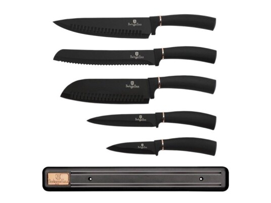Berlingerhaus Berlinger Haus 5 Kjøkkenkniver Med Strip Bh-2535 Svart Rose