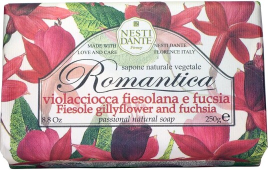 Nesti Dante Romantica Gillyflower & Fuchsia 250 g Håndsåpe