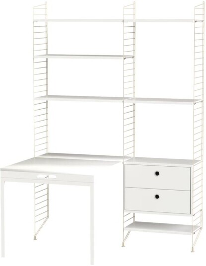 String kontor hvit & beige Kombinasjon E