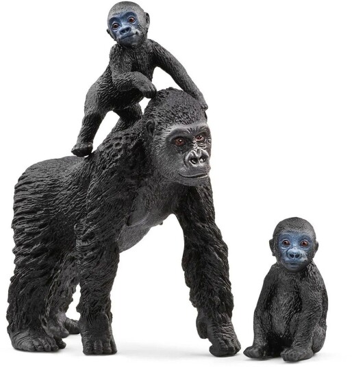Schleich Gorilla Familie Dyrefigursett av Plast 7,1 cm