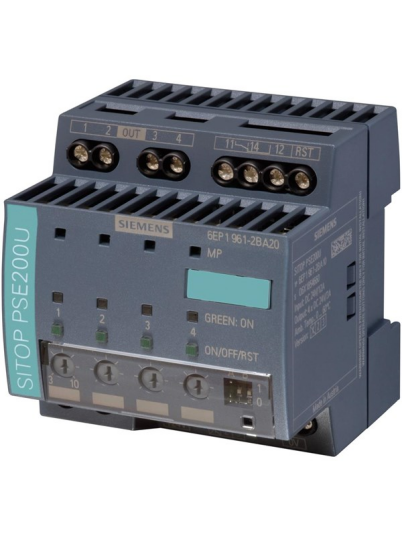 Siemens Sitop pse200u 10 a selectivity module 4-channel input: 24 v dc/40 a (4025515152668)