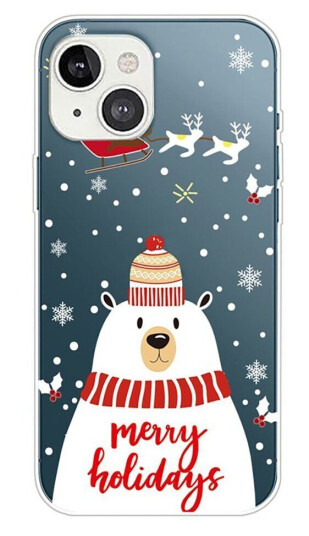 INCOVER iPhone 14 TPU Plast Jul Deksel - Isbjørn INCOVER iPhone 14 TPU Plast Jul Deksel - Isbjørn