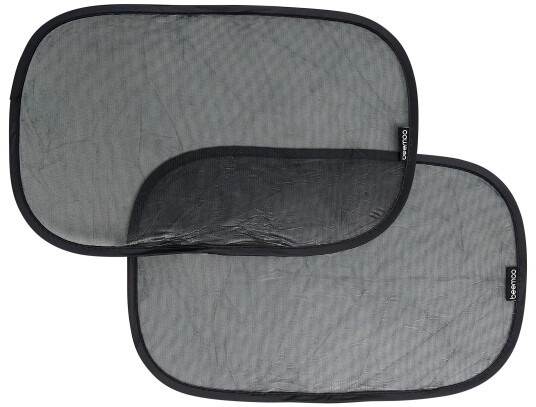 Beemoo Solskjerm Vindu 2-pack Svart