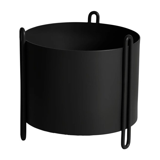 Woud Pidestall blomsterkrukke small Ø15 cm Svart Woud Pidestall blomsterkrukke small Ø15 cm Svart