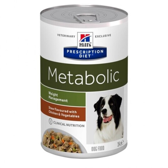 Hill's Prescription Diet Metabolic Stew Kylling og Grønnsaker 354g Hundemat
