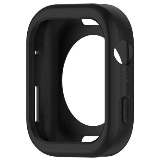 Hurtel Silikondeksel til Apple Watch 44 mm Series 4/5/6/SE Svart