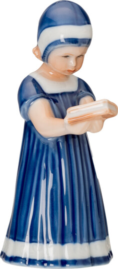 Royal Copenhagen Elsa figur med bok 13 cm