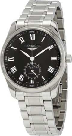 Longines Herreklokke L2.909.4.51.6 Master Sort/Stål Ø40 mm