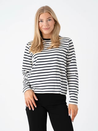 Ichi Mira Loose Long Sleeve 3 Blå XS