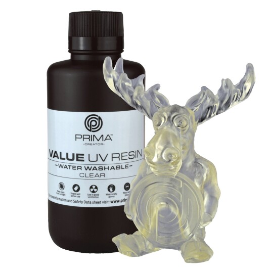 PrimaCreator Prima Water Washable UV Resin-500ml-Clear PrimaCreator Prima Water Washable UV Resin-500ml-Clear