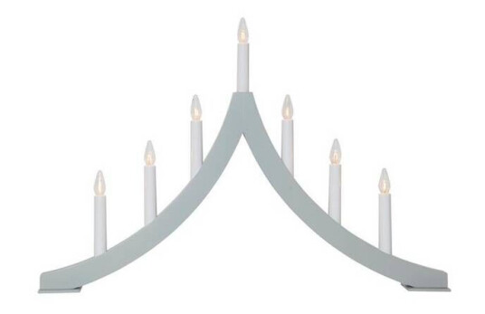 Star Trading Pagod Adventsstake Grå 7 Lys Innendørsbelysning