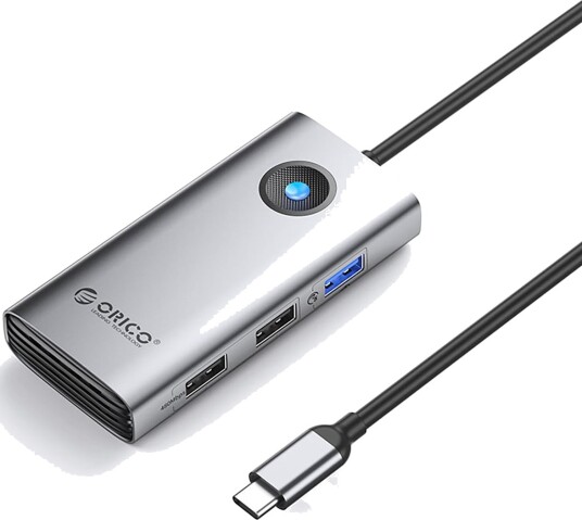 ORICO PW11-5P 5-i-1 USB-C 3x USB-A HDMI PD grå T5-SV-EP-HU ORICO PW11-5P 5-i-1 USB-C 3x USB-A HDMI PD grå T5-SV-EP-HU