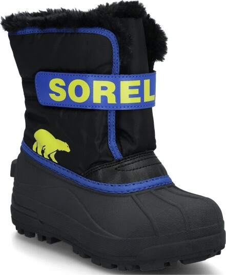 Sorel Little Kids Snow Commander BLACK AZUL 31
