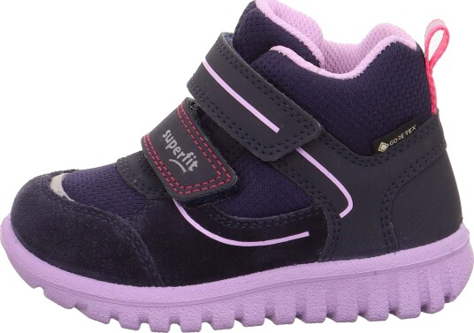 Superfit Sport7 Mini GTX Vanntette Mid-sneakers, Blå/Lilla, 31