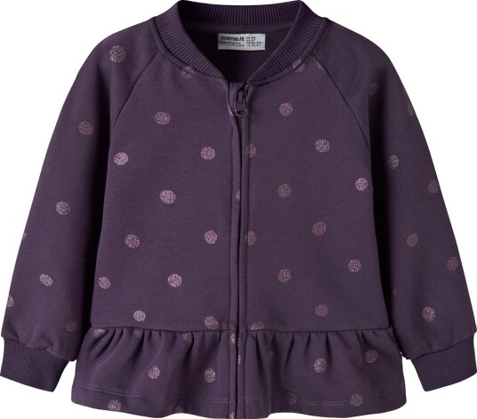 Name It Collegegenser - NmfOvidia - Navy Kosmos - Name It - 1½ år (86) - Collegegenser - Lilla