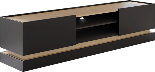 Zelric TV-benk 200 cm - Svart
