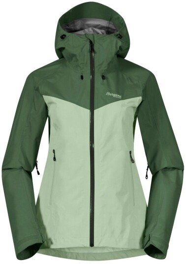Bergans Of Norway Skar Light 3l Shell Jacket Dame Light Jade Green/Dark Jade Green S Bergans Of Norway Skar Light 3l Shell Jacket Dame Light Jade Green/Dark Jade Green S