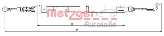 Bremsewire METZGER 10.7393