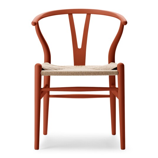 Carl Hansen & Søn CH24 Y-Stolen Soft Terracotta / Snør / Augusti