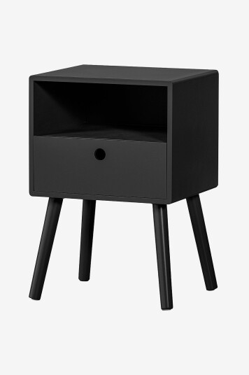 WOOOD Nattbord Ozzy Svart WOOOD Nattbord Ozzy Svart