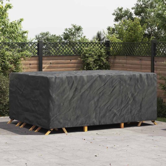  Trekk til utemøbler Svart 280 x 204 x 106 cm 420D