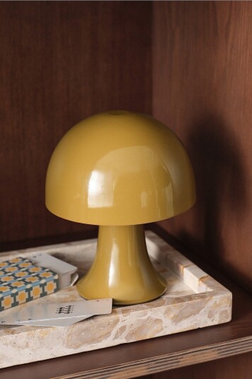 Ellos Home Batteridrevet bordlampe Betty Brun