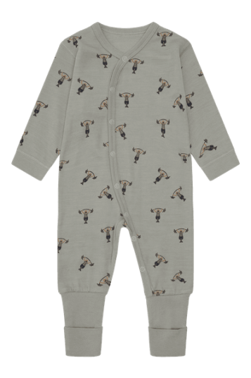 Hust And Claire Hust & Claire Manu Strong Man ull/bambus heldress forest fog 56 Hust And Claire Hust & Claire Manu Strong Man ull/bambus heldress forest fog 56