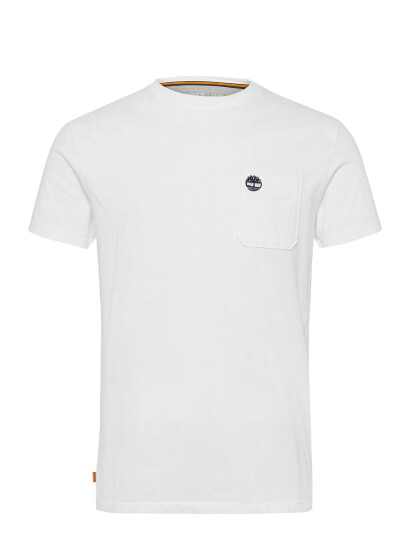 Timberland Chest Pocket Short Sleeve Tee - White - XXL