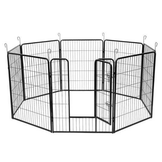 Hundehage I Metall 80X80Cm 8 Deler