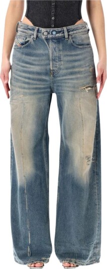 Diesel Dame Jeans Blå W28,