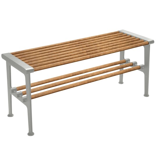 Essem Design Nostalgi Benk 100 cm Bambus / Aluminium