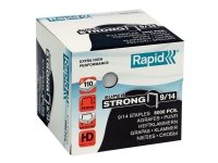 Rapid Super Strong - Stifter - 9/14 - 14 mm - galvanisert stål - pakke av 5000 - for Rapid HD9