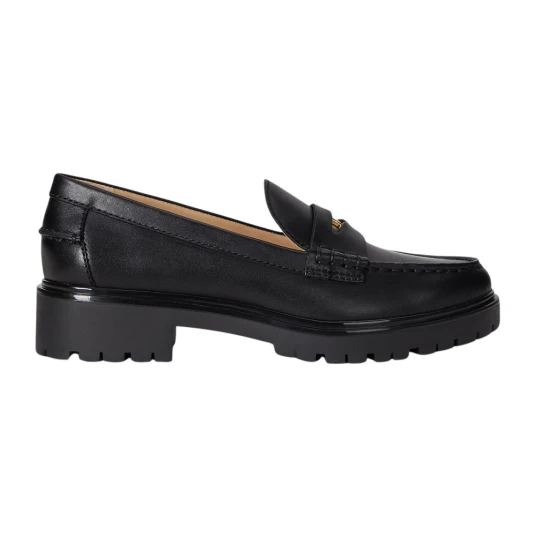 Ralph Lauren Lauren Loafers Smooth Calf marli fl lfr Svart