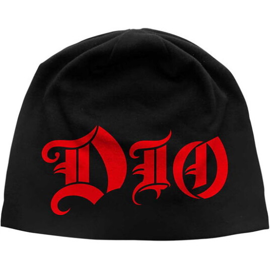 Dio Dio Unisex Beanie Hat: Logo JD Print Black