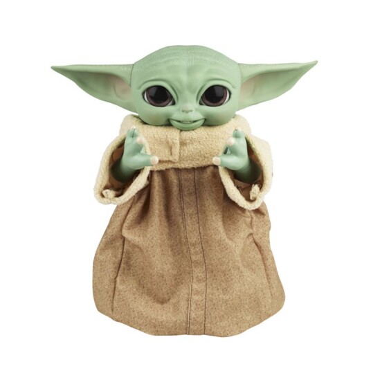 Star Wars Grogu Animatronisk Figur Interaktiv Lyd Plast