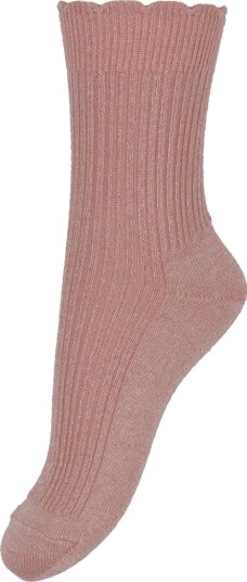 MP Sokker Bambus Celosia Sølv Rosa m. Glitter MP 37/39 Sokker 37 39
