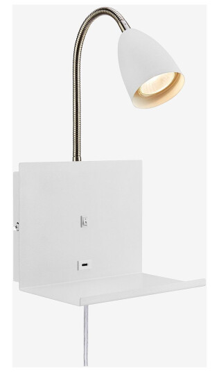 MarkslöjdVegglampe Cuarto 1LHvitVegglamperFra Homeroom MarkslöjdVegglampe Cuarto 1LHvitVegglamperFra Homeroom