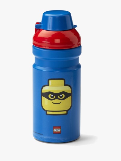 LEGO STORAGE Lego Drinking Bottle Iconic Classic   Blue   6X 6X 17CM
