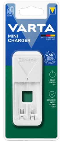 Varta Mini Lader med 2x AA 2100 mAh NiMH Batterier