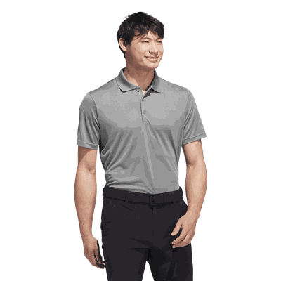 Adidas golf Performance Polo poloskjorte herre Grå L Adidas golf Performance Polo poloskjorte herre Grå L