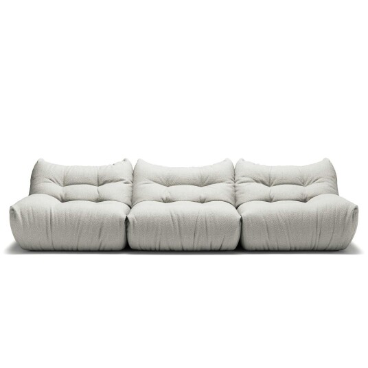Decotique MONO 3 Seter Sofa Steam White