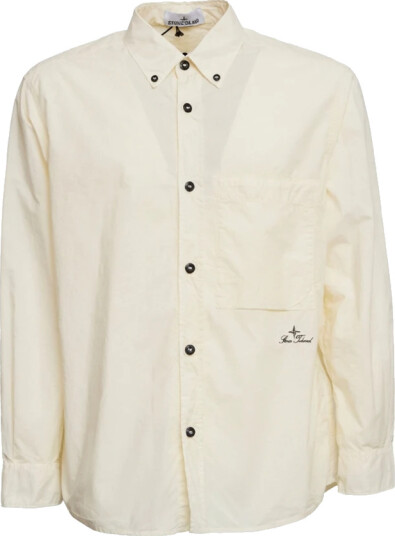Stone Island Herre Skjorter Hvit M,