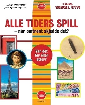 Alle Tiders Spill - Historisk Tidslinje Kortspill for Barn fra Egmont