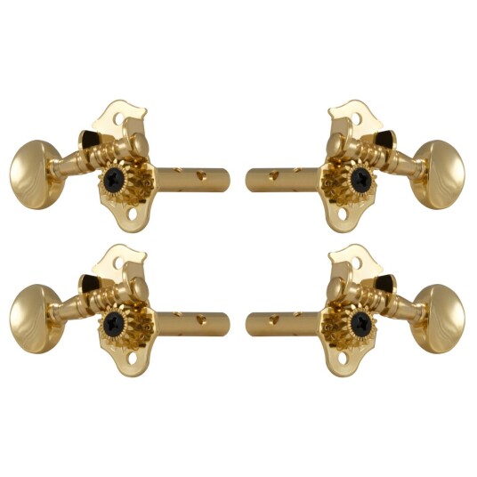 Grover 708g Sta-Tite Dulcimer Pegs W/metal Button - 4 Pcs. - Gull