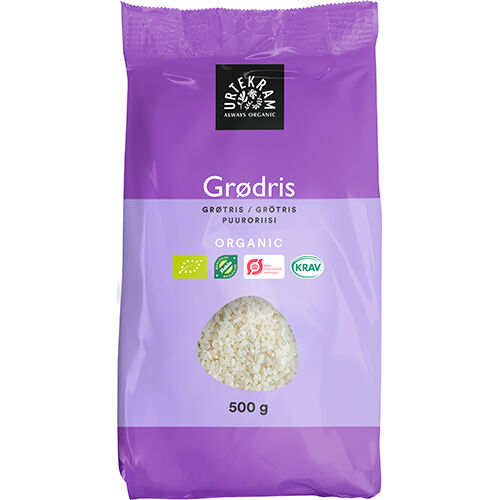 Urtekram Grøtris Hvit Ø 500g Urtekram Grøtris Hvit Ø 500g