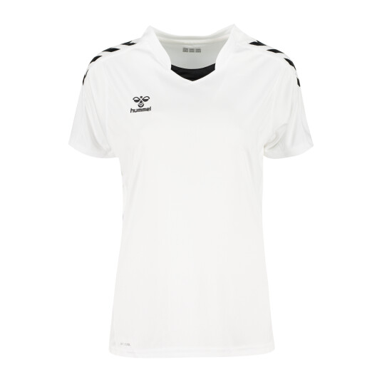 Hummel hmlCORE XK Poly Jersey Short Sleeve, treningstrøye dame XL White
