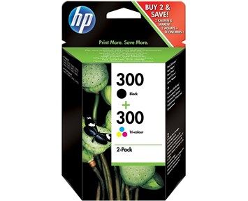 HP 300 Combopack (svart+färg)